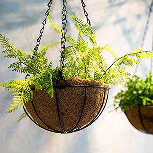 EROCK 2PCS Round Replacement Coco Liner for Hanging Basket - 24 inch Foldable Coco Pad for 16/14 / 12 inch Coconut Fiber Plant Basket Liner, Garden Planter Flower Pot (Round) - Image 3