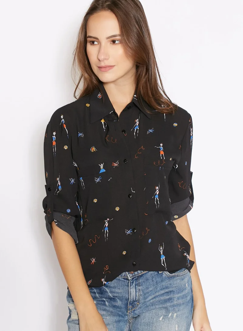 Ginger Girl Printed Top