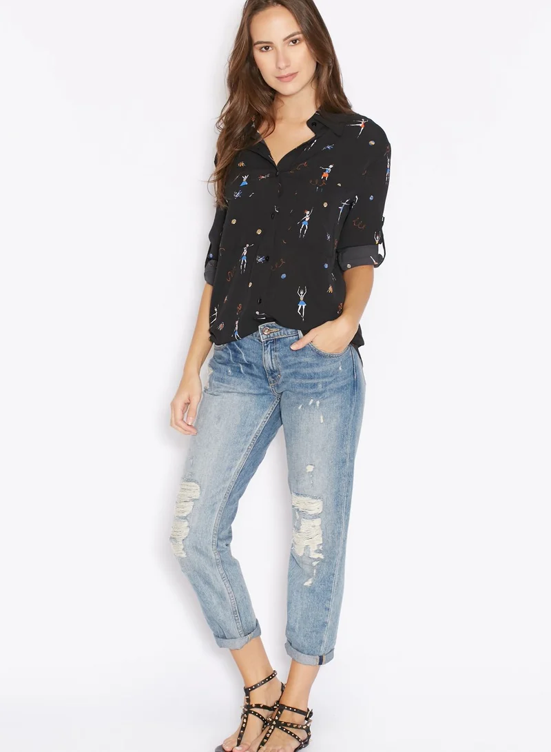 Ginger Girl Printed Top