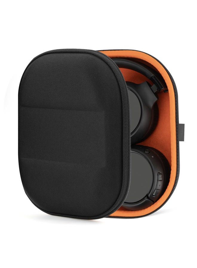 Geekria حافظة سماعات جيكريا شيلد متوافقة مع JBL Tune 660NC/510BT/500BT، Jr 310BT، حقيبة سفر صلبة بديلة مع تخزين كابل (أسود) - Image 1