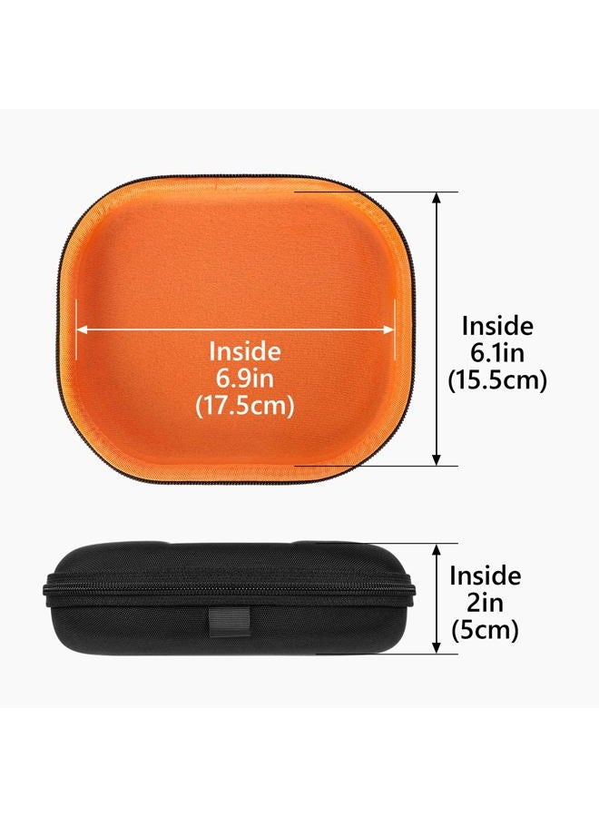 Geekria حافظة سماعات جيكريا شيلد متوافقة مع JBL Tune 660NC/510BT/500BT، Jr 310BT، حقيبة سفر صلبة بديلة مع تخزين كابل (أسود) - Image 5