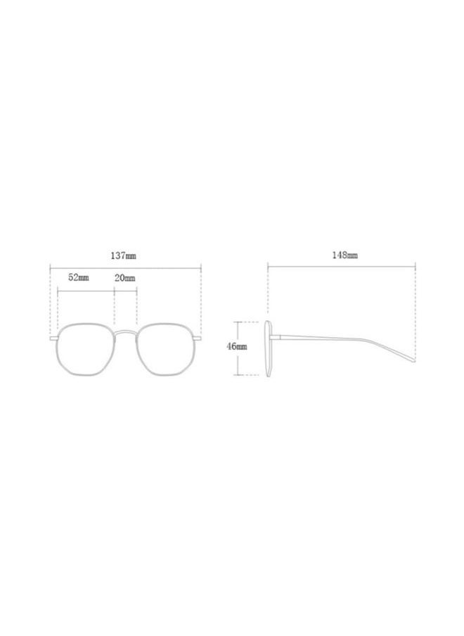 ENTHYI - Hexagon Polarized Sunglasses for Women/Men Vintage Octagon Metal Sun Glasses Polygon Glass Square Shades - Image 1