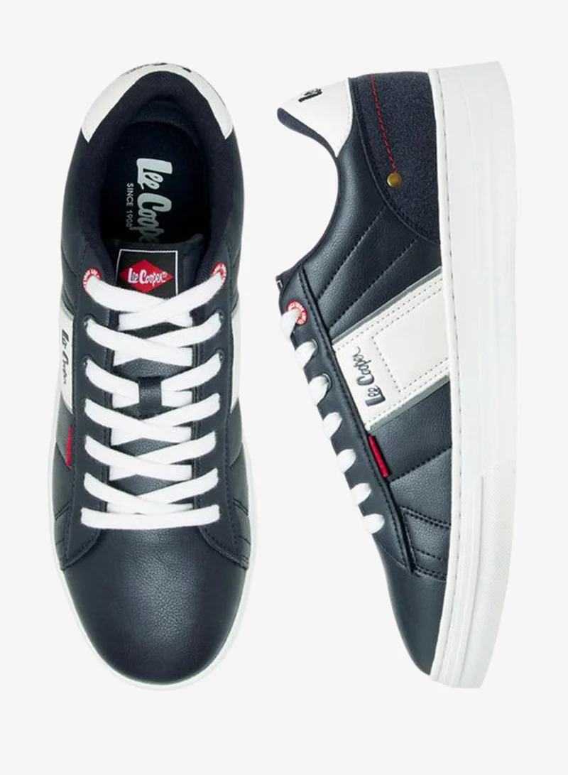 Lee Cooper Men's Panelled Lace-Up Sneakers