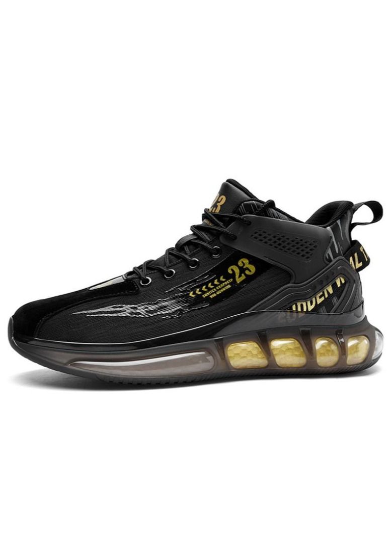 KUYING New High Top Anti Slip Basketball Shoes 