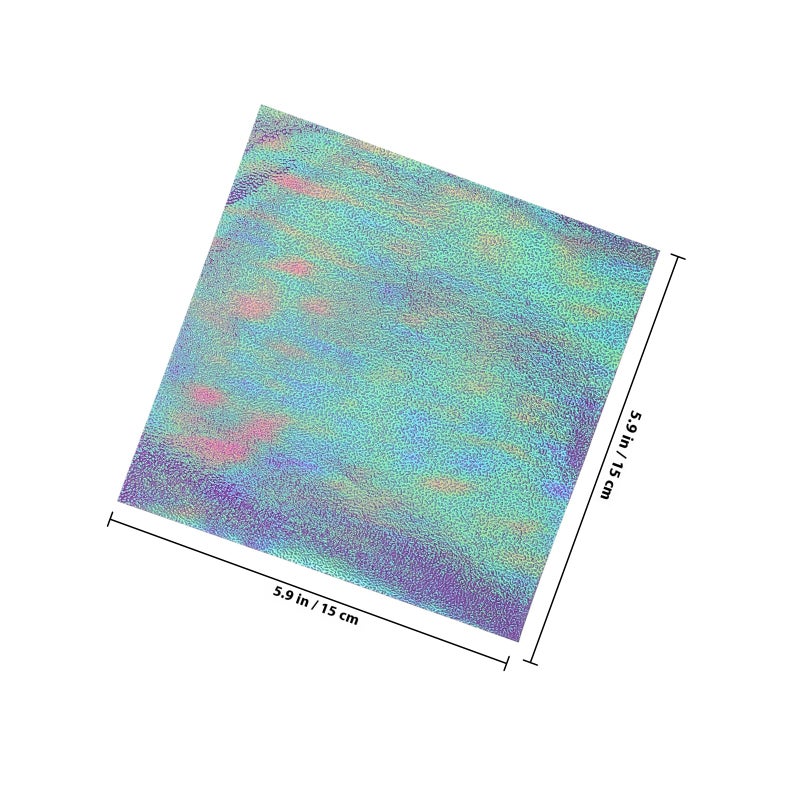 12 Sheets Glitter Origami Paper Sheets Vivid Colors for Arts and Crafts Projects - Image 2