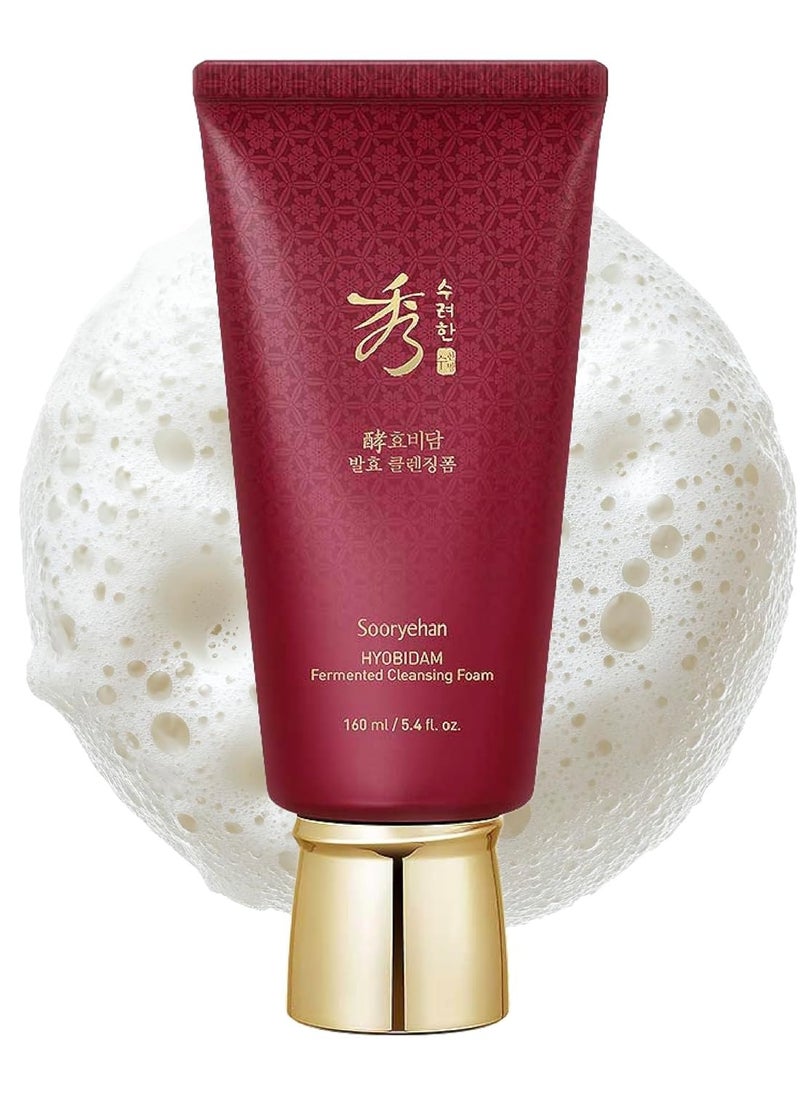 Sooryehan SOORYEHAN Hyobidam Fermented Cleansing Foam (5.4 fl oz) - Korean Skincare for Thorough Cleansing, Moisture Retention, and Softening Effects. with Baekhyodan™ to Remove Impurities  - Image 1