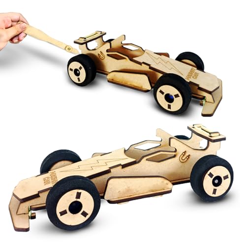 Wembley DIY Magnet Car| STEM Kit for Kids 7-10 Years| Learn Force & Motion, Magnetic Poles, Magnetic Force & Non-Contact Force| Educational Science Experiment Learning Toy - Image 1