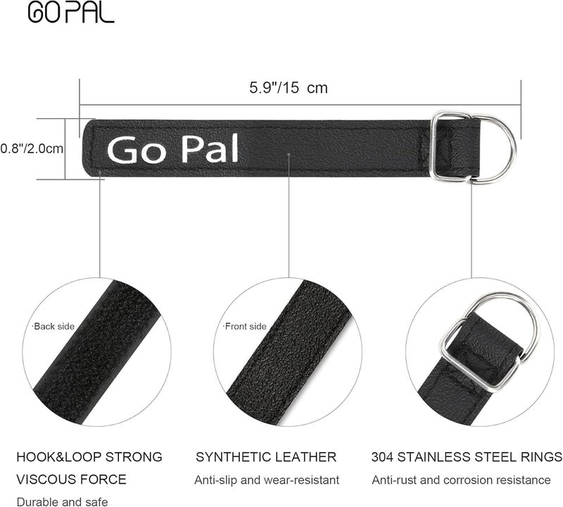 GOPAL PS1 Heavy Duty Kayak Paddle Leash, Retractable Fishing Rod Tether with 5.9" Belt, Paddle Board Accessories, Pole Straps, Fishing Lanyard Stretches to 79", 2 Pack - Image 3