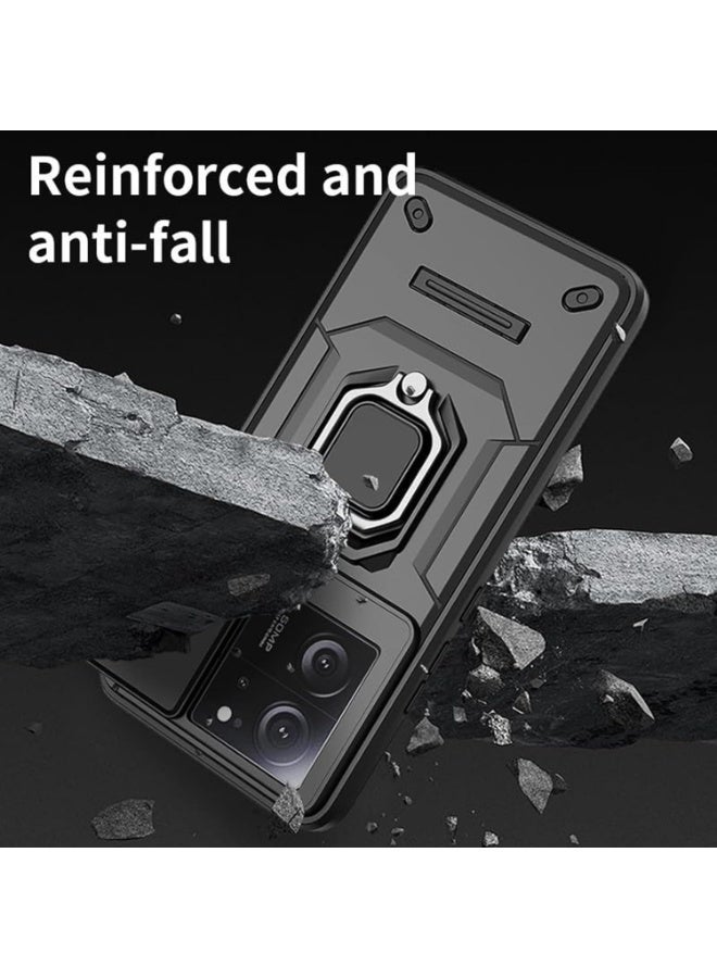 فانكالو حافظة هاتف لهاتف Xiaomi Redmi 15C/ Xiaomi Poco C85 مع غطاء كاميرا منزلق حافظة هاتف واقية من السقوط مع حامل سيارة - Image 5