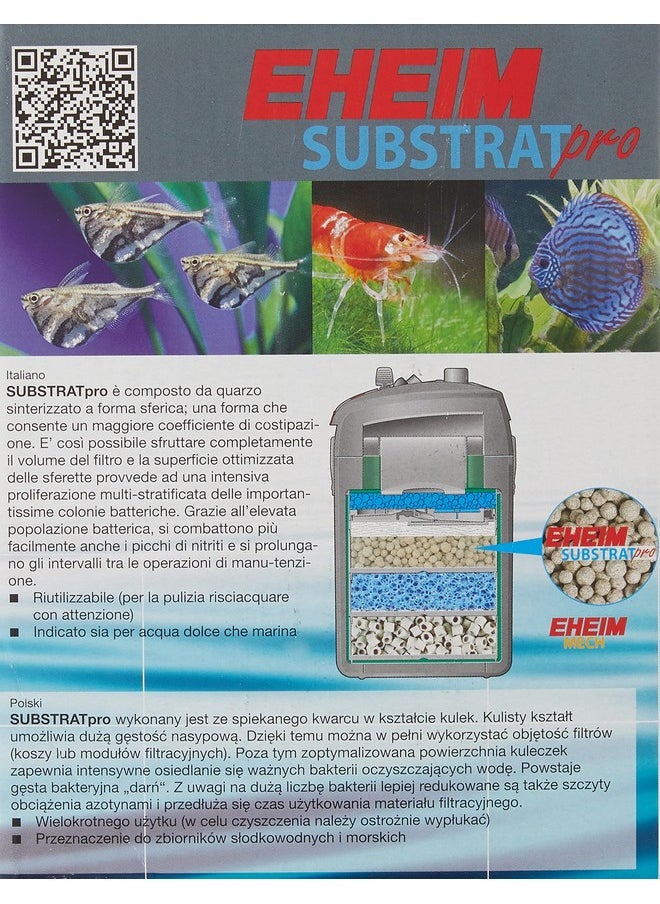 إيهيم وسائط الترشيح البيولوجية EHEIM Substrat Pro (زجاج لؤلؤي متكلس) 1 لتر  - Image 2