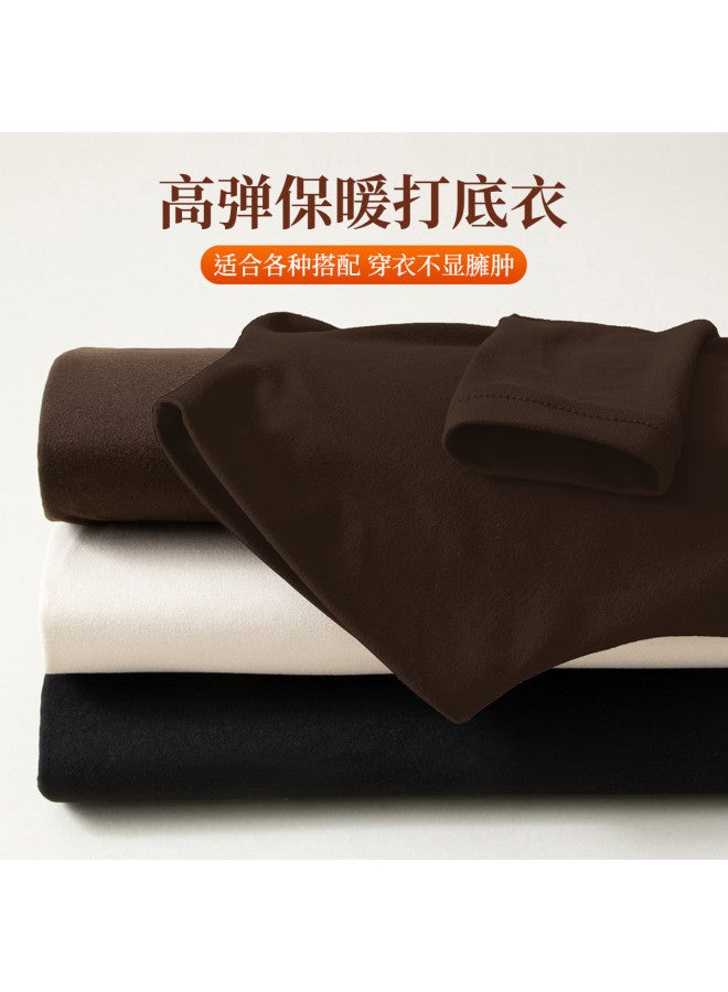 Modal Women'S Autumn Winter Half-Turtle Neck Base Layer Shirt 2025 New Long Sleeve Knitted Sweater Slim-Fitting Top - Image 5