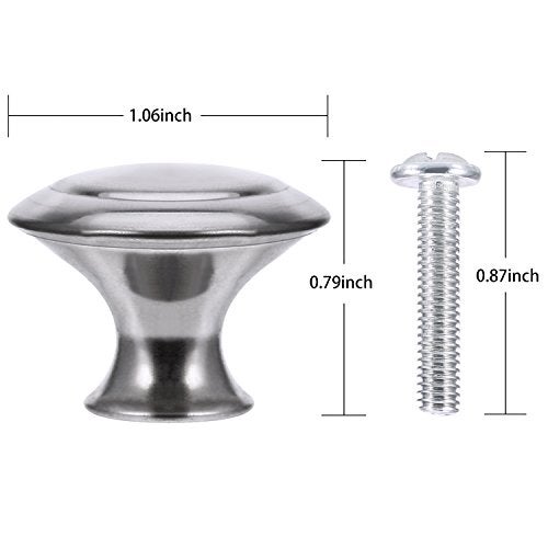 Bememo 30 Pack Kitchen Cabinet Knobs Round Drawer Dresser Handles Kitchen Cabinet Round Pulls Hardware - Image 2