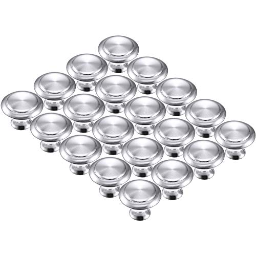 Bememo 30 Pack Kitchen Cabinet Knobs Round Drawer Dresser Handles Kitchen Cabinet Round Pulls Hardware - Image 1