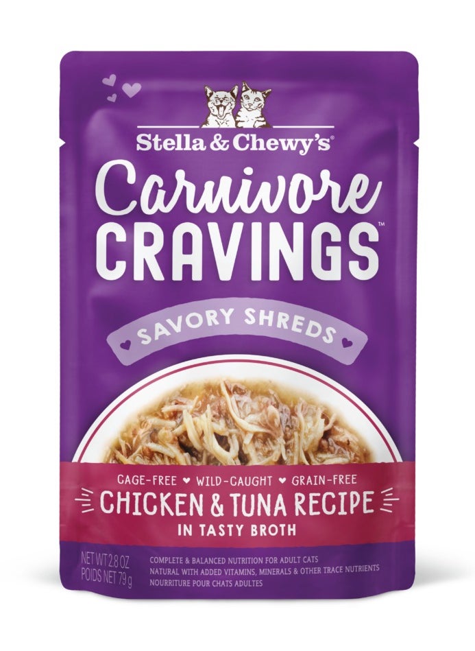 Stella & Chewys Stella & Chewy’s Carnivore Cravings Chicken & Tuna Recipe – 2.8 Oz  - Image 1