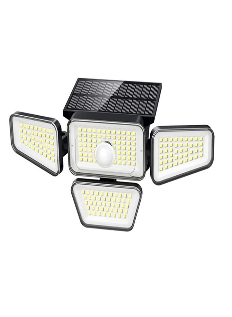 270LED Solar Powered LED Wall Light PIR Motion Sensor Lights Outdoor Waterproof Garden Lamp Night Light 3 Light Modes for Garden Patio Yard Fence Landscape Courtyard - Image 1