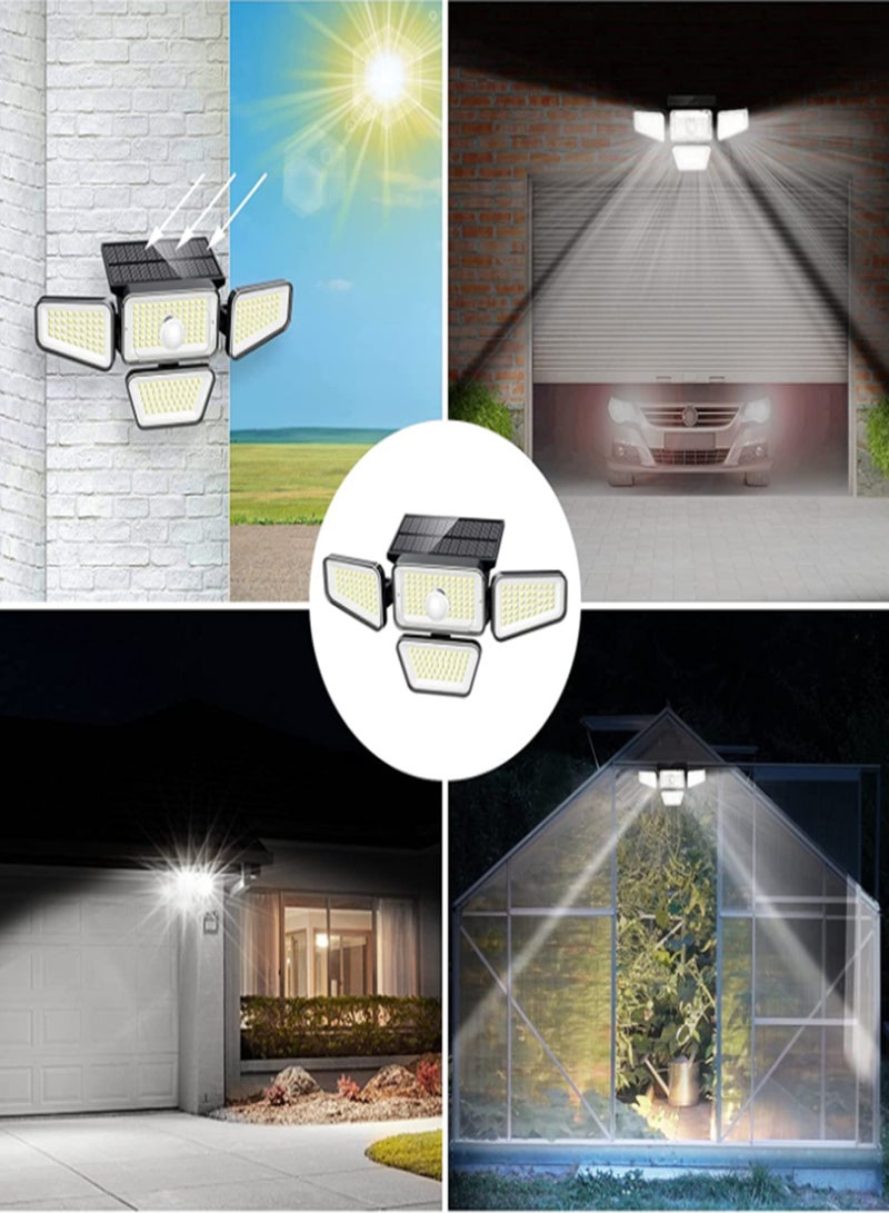 270LED Solar Powered LED Wall Light PIR Motion Sensor Lights Outdoor Waterproof Garden Lamp Night Light 3 Light Modes for Garden Patio Yard Fence Landscape Courtyard - Image 5