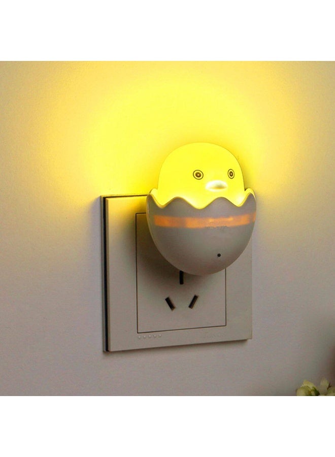 مصباح ليلي LED  وناسة على شكل بطة لغرفة نوم الأطفال (أبيض دافئ، مقبس حائط - Image 3