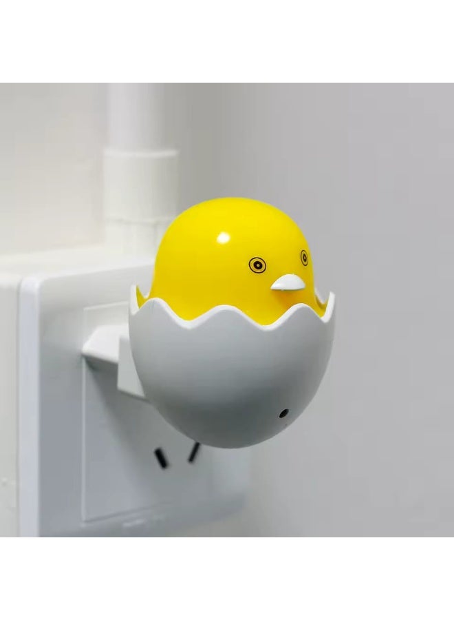 مصباح ليلي LED  وناسة على شكل بطة لغرفة نوم الأطفال (أبيض دافئ، مقبس حائط - Image 4