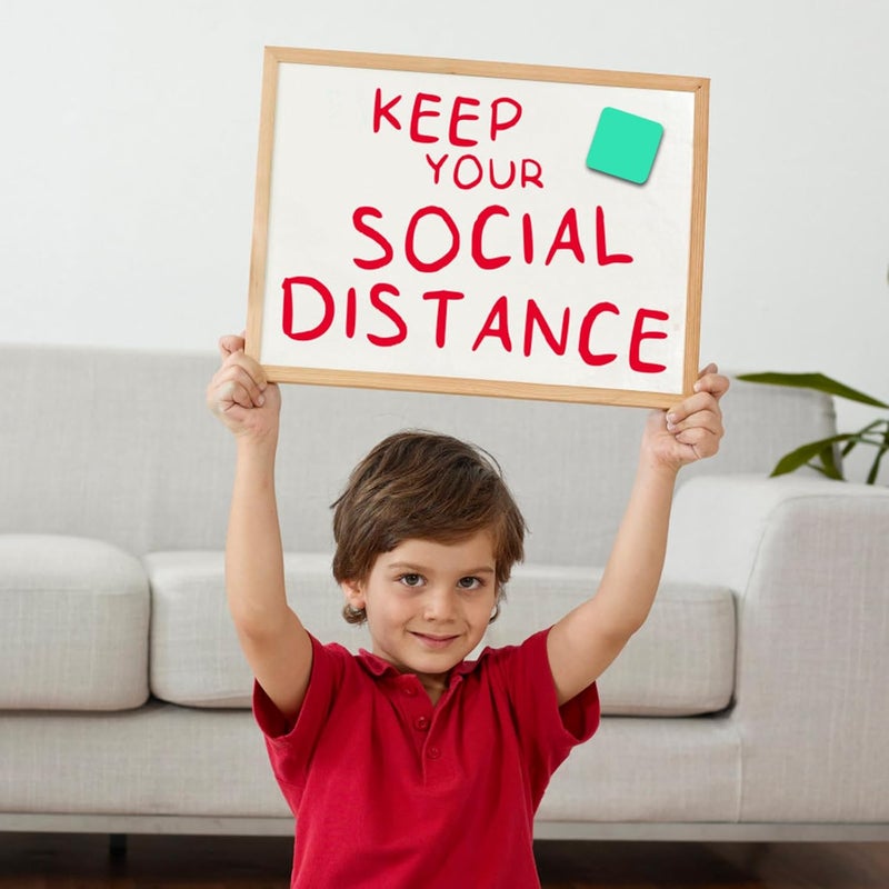 اولكيلا عبوة من 12 ممحاة سبورة بيضاء للأطفال والكبار، قابلة للغسل وإعادة الاستخدام، ممحاة سبورة بيضاء مغناطيسية لتنظيف أقلام التحديد القابلة للمسح الجاف على السبورة البيضاء المغناطيسية الناعمة، والسبورة البيضاء الزجاجية، والسبورة القابلة للمسح الجاف - Image 5