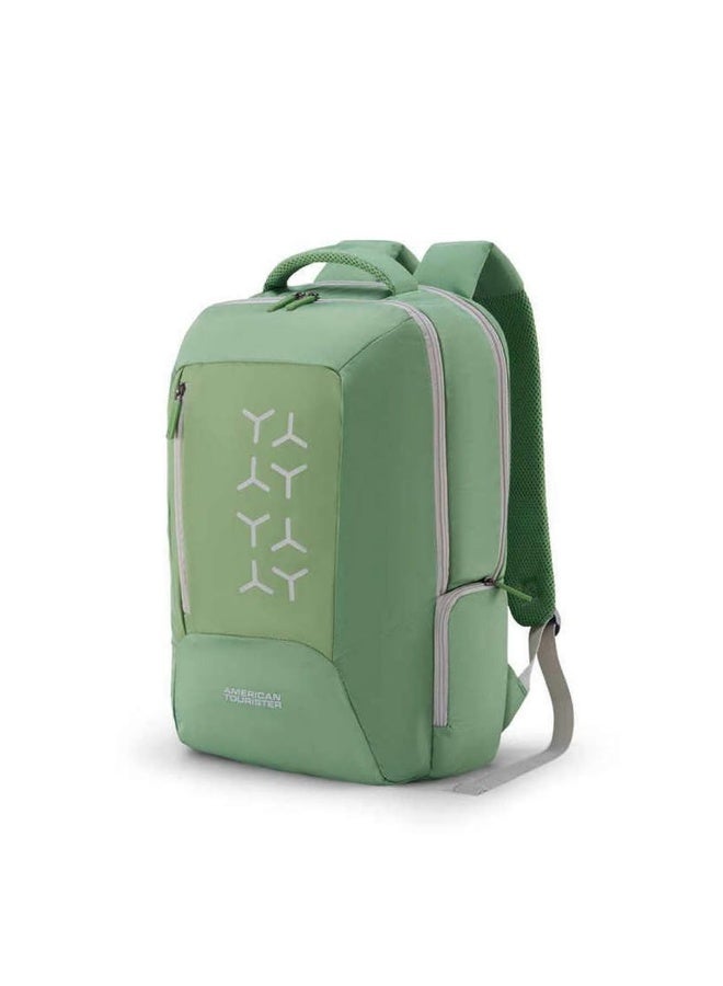 American Tourister Sigma 3.0 Style 01, 33.5L Volume Office 2 Compartment Laptop Backpack with Front Organizer and Spacious Interiors for Unisex - Green - Image 4