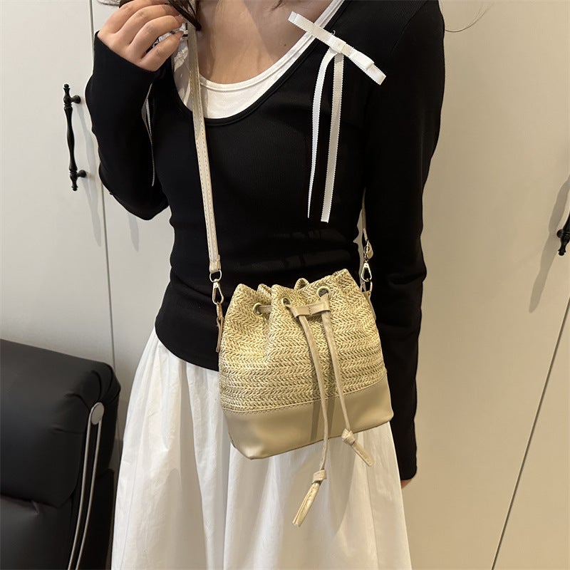 Arrivals Trendy Crossbody Bag With Unique Color-Blocking Design And Bucket Style - Image 5