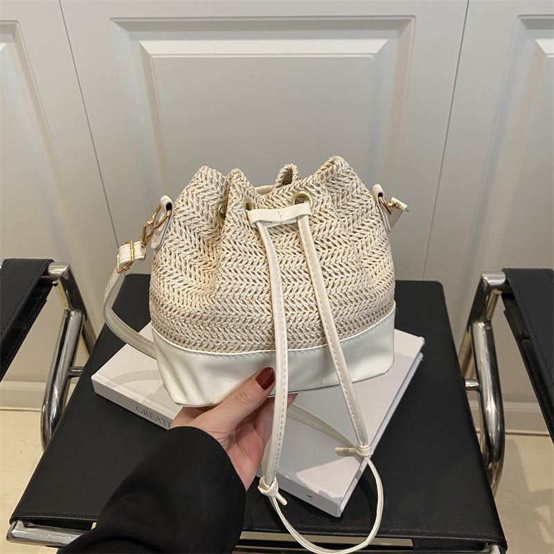 Arrivals Trendy Crossbody Bag With Unique Color-Blocking Design And Bucket Style - Image 2