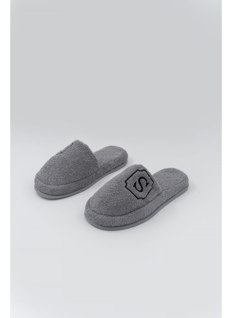 Ender Home S Letter Towel Bathroom Spa Home Hotel Maternity Slippers Thick Sole Slippers  - Image 1