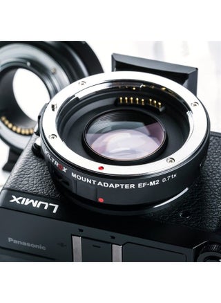 EF-M2 Focal Reducer Speed Booster Adapter Auto-Focus 0.71x for Canon EF Mount Series Lens to M43 Camera GH4 GH5 GF6 GF1 GX1 GX7 E-M5 E-M10 E-PL5,with USB Update Port - pzsku/Z42460A4E606AEF331802Z/45/_/1686675359/cb783666-548e-4640-99a2-c341e8d4fabd