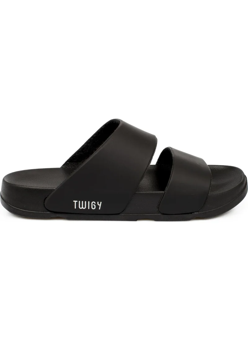 Twigy Ss0888 Z Juble Black Women's Slippers