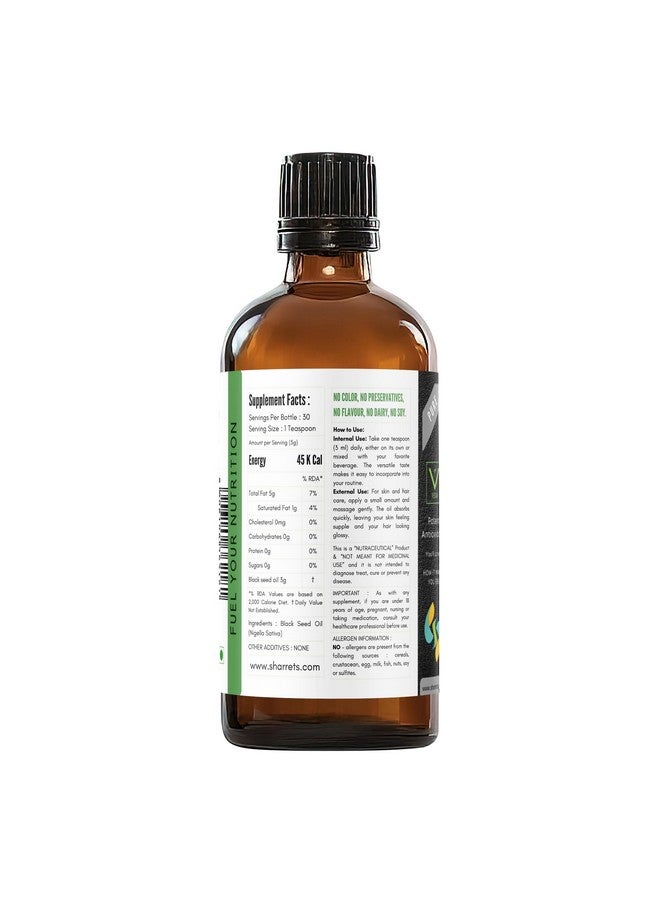Sharrets Black Cuminseed Kalaunji Oil 3 x100ml : Your Holistic Elixir for Wellness and Vitality (Oral & External Use) - Image 4