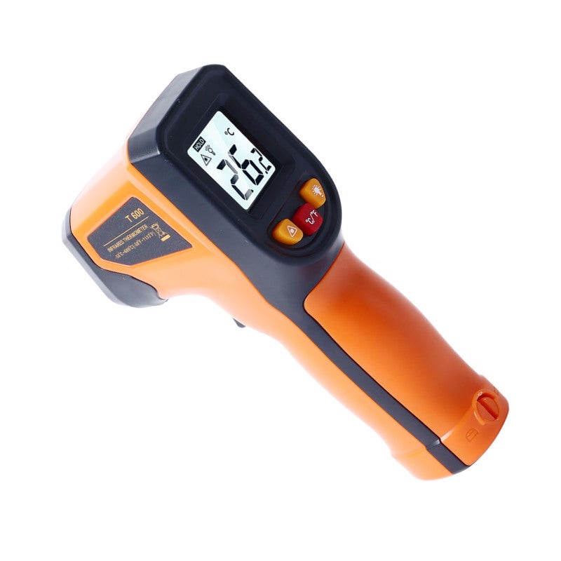 NJTY Infrared Thermometer: -50~600℃ Range, Durable ABS Material - Data Storage & Laser Target, Backlit Display for Industrial, Home, Electrical Component Temperature Measurement - Image 3