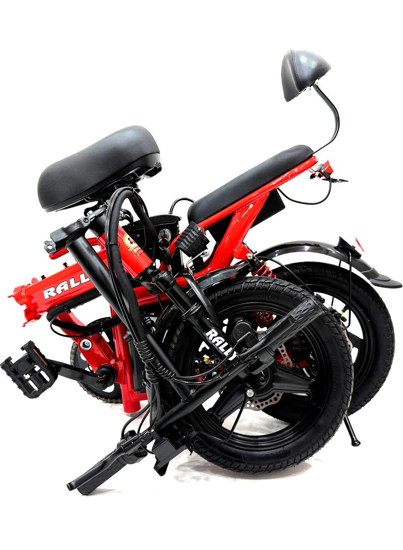 RALLY BICYCLE Bicycle Model 14-E-Bike-Folding, Recomended For Adults, 48V 13Ah Battery, 350W Motor, Range Is 30 Km - Image 4