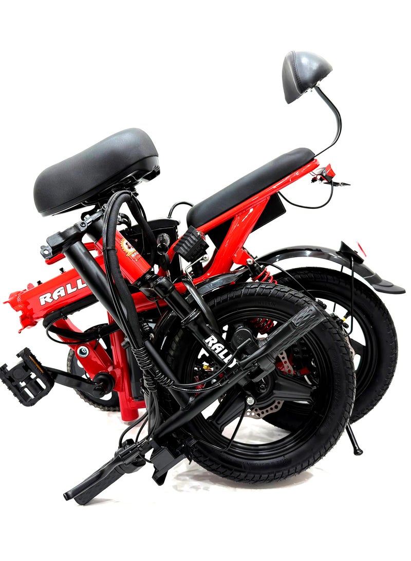 RALLY BICYCLE Bicycle Model 14-E-Bike-Folding, Recomended For Adults, 48V 13Ah Battery, 350W Motor, Range Is 30 Km - Image 3