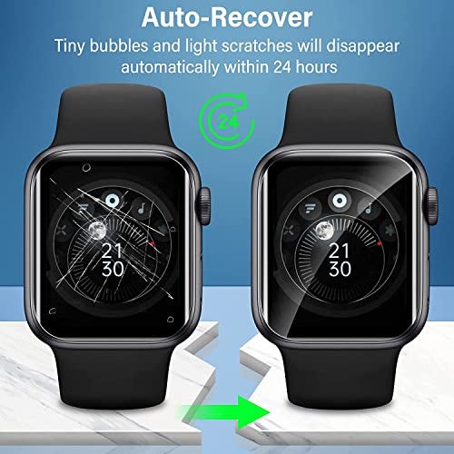 FCS smartwatch screen guard for Fire Boltt Oracle (1.96") | Pack of 5 | Edge to Edge Coverage | Ultrathin 0.125mm flexible Watch screen protector TPU membrane (5) - Image 5