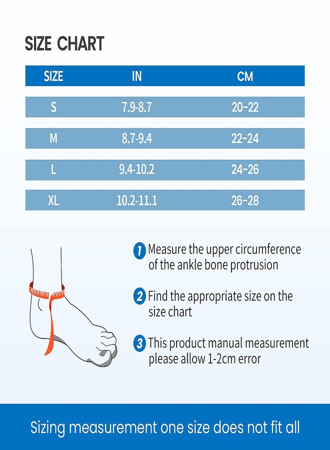 Galvaran Ankle Brace, Adjustable Breathable Compression Ankle Support，for Men and Women with Sprained Ankles, Ankle Wrap Stabilizing Ligaments, Plantar Fasciitis Relief - Image 4