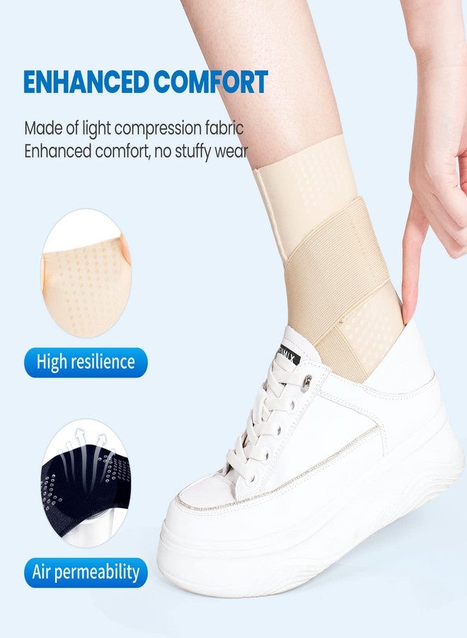 Galvaran Ankle Brace, Adjustable Breathable Compression Ankle Support，for Men and Women with Sprained Ankles, Ankle Wrap Stabilizing Ligaments, Plantar Fasciitis Relief - Image 5