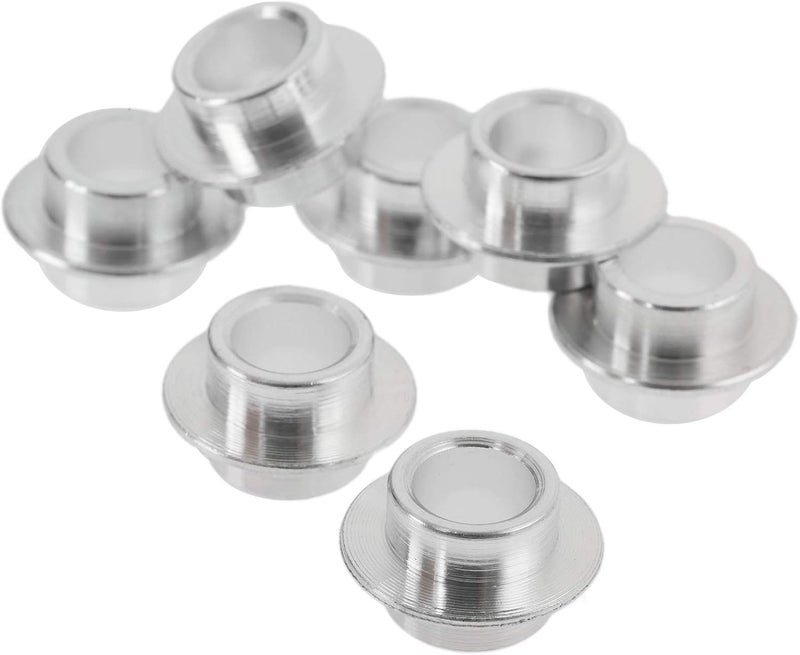 MUXSAM 8-Pack Inline Skate Bearing Bushing Spacers for 8mm Axles - Silver, Wheel Center Bearing Spacers for Men & Women Outdoor Skating - Image 5