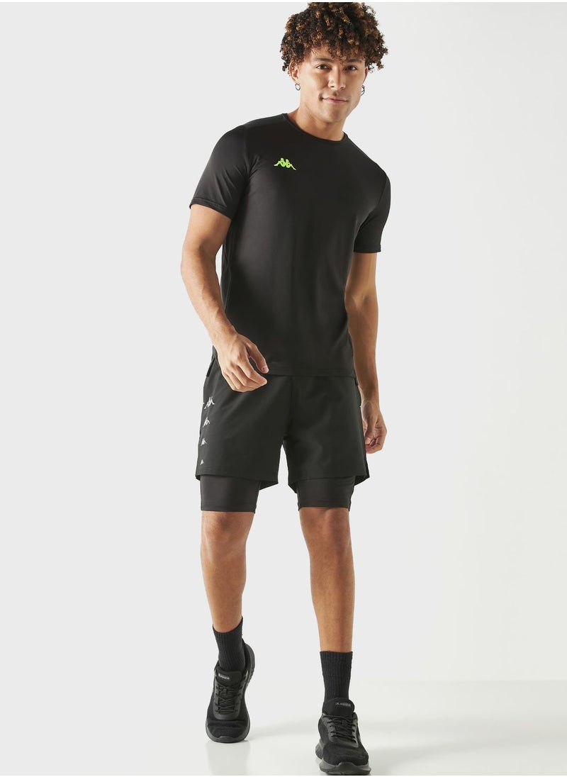 Kappa - Logo Printed Shorts - Image 1