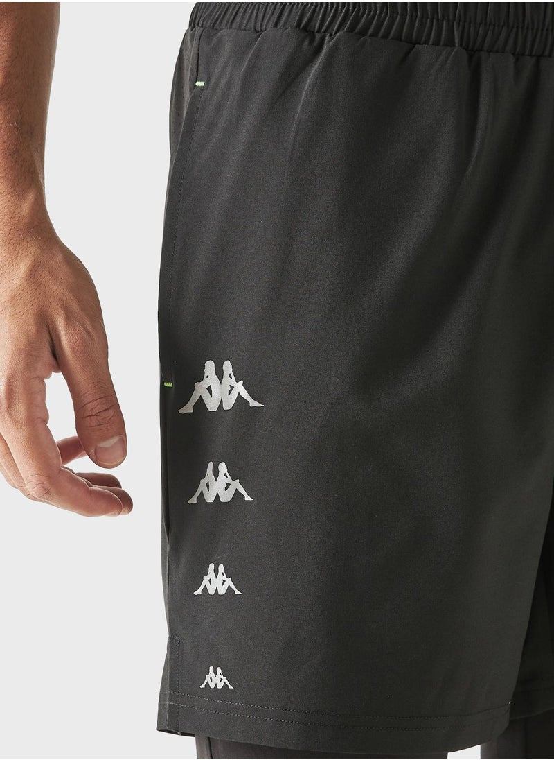 Kappa - Logo Printed Shorts - Image 1