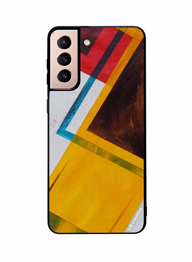 VR CREATIVE Protective Case Cover For Samsung Galaxy S21 Plus 5G Abstract Design Multicolour - Image 1