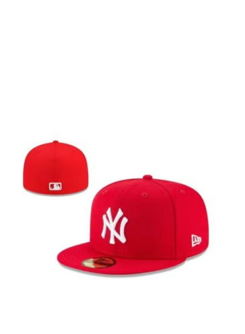 NEW ERA قبعة نيو يورك يانكيز الحمراء من نيو إيرا - 60.6 سم