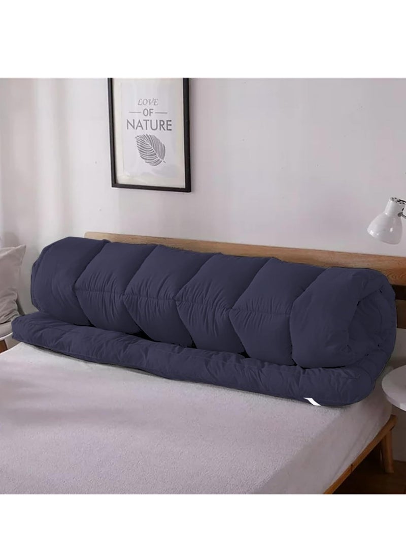 Generic Soft Mattress Topper for Back Pain Relief 7cm Thickness Fiber Mattress Filling Spray Suit Density 800gsm, Mattress, Mattress Cover  - Image 3