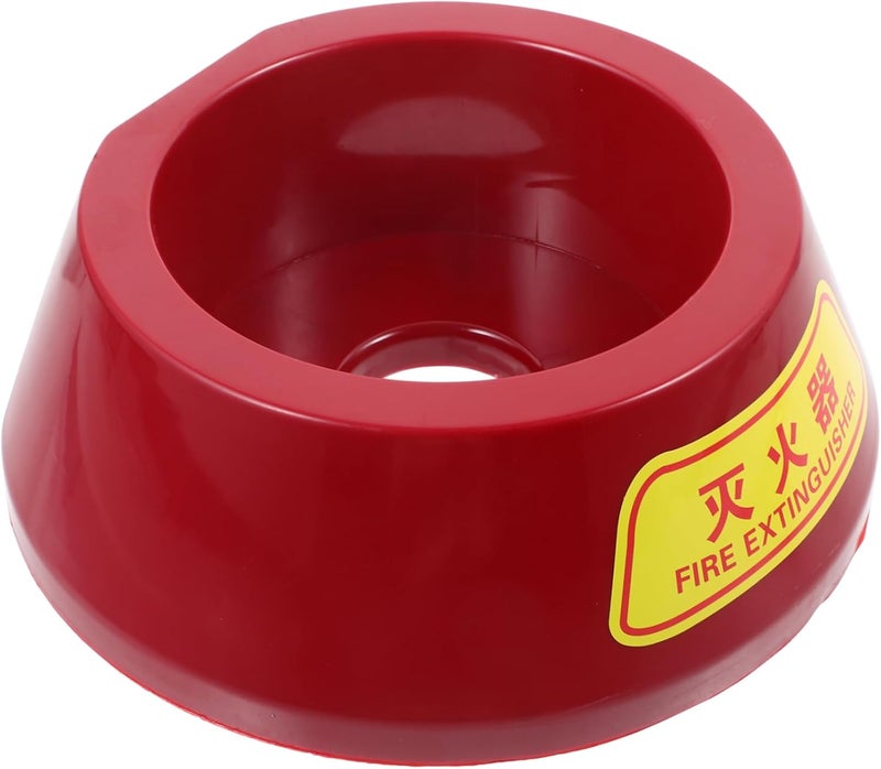 Uonlytech Fire Extinguisher Floor Base Stand Plastic Powder Fire Extinguisher Holder Stable Strong Bearing Capacity Practical Storage - Image 1