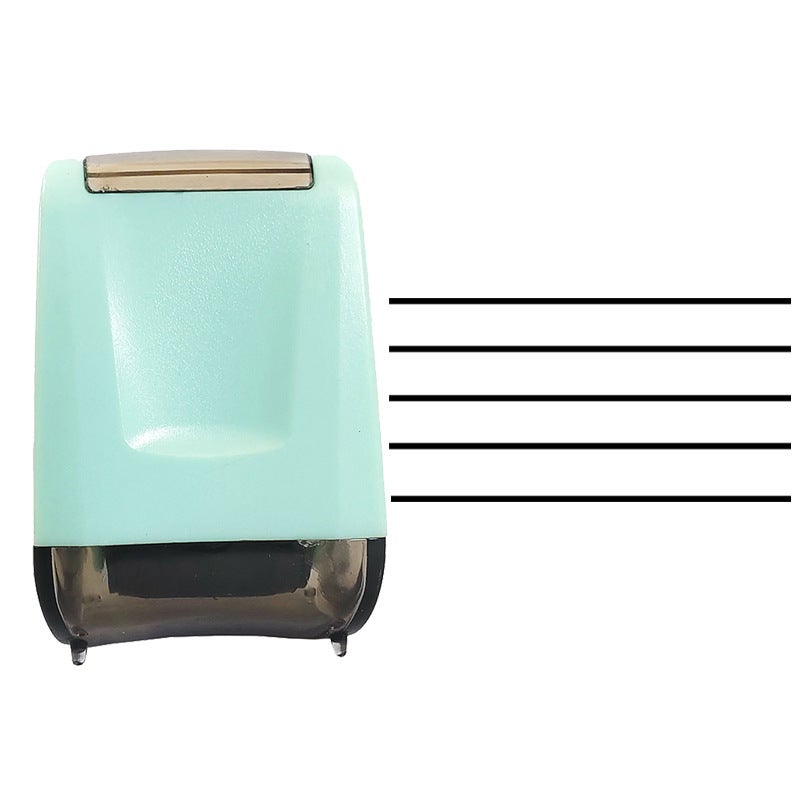 Generic Guitar Ukulele Notation Stamp for Music Scores aqua green