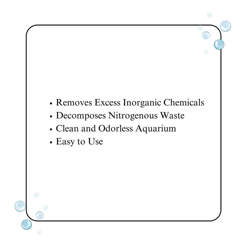 AQUAVITALS بكتيريا نيتريفية - مكيف أحواض السمك - لأحواض سمك نظيفة وخالية من الروائح (5 جرام (عبوة من 3)) - Image 2