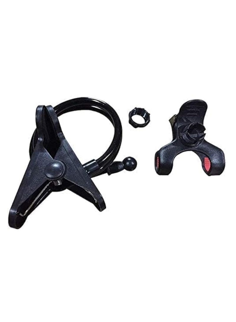 Lazy Bed Desktop Bracket Mount Stand Universal Flexible 360 Clip Holder For Mobile Phone (Black) - Image 2