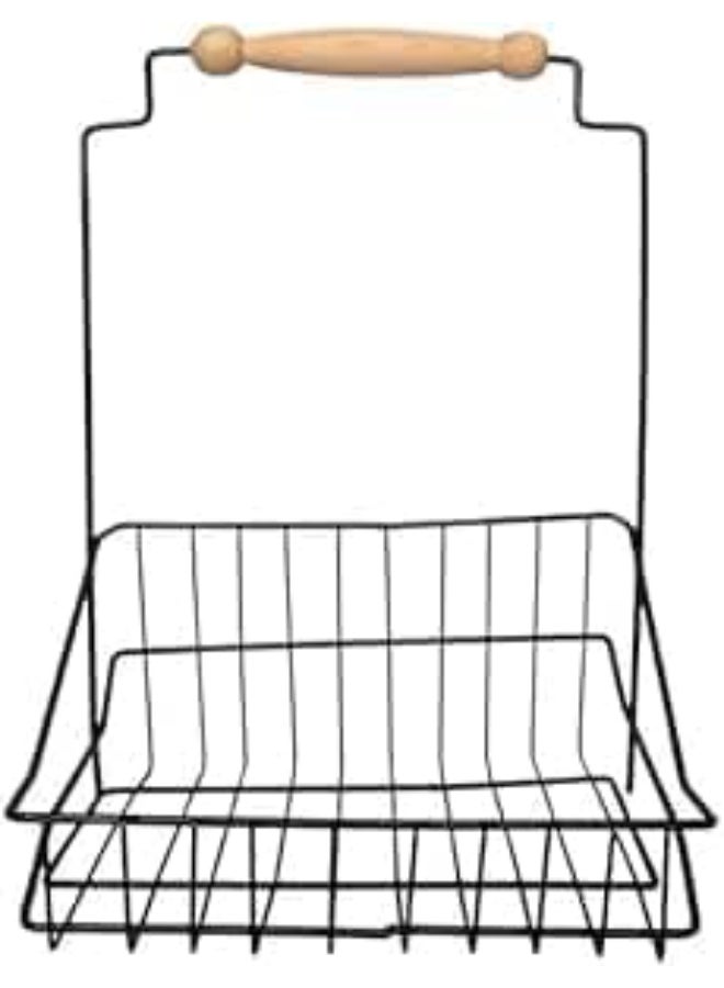 Sauce and jar holder with handle - practical and elegant organizer (black) for a modern, elegant and distinctive dining and kitchen AR - Image 3