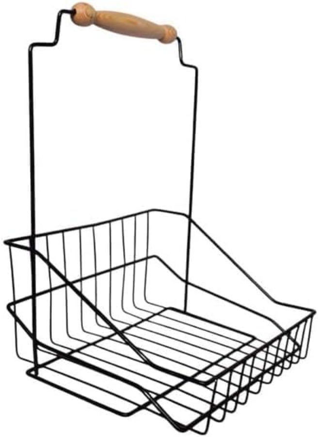 Sauce and jar holder with handle - practical and elegant organizer (black) for a modern, elegant and distinctive dining and kitchen AR - Image 2