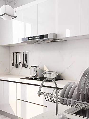Toduso Contact Paper Glossy White for Countertops Removable Contact Paper White Peel and Stick Wallpaper Waterproof Easy to Clean Vinyl Roll Decorative Kitchen Cabinet Table Closet 15.8''x78.7'' - Image 2