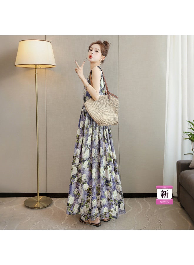 Cypress House 2025 Summer New Women's Plus Size Printed Maxi Dress - Image 2